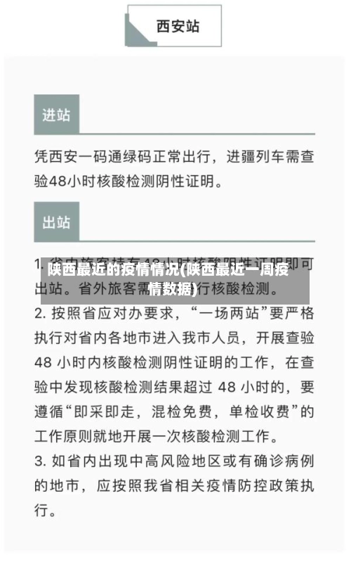 陕西最近的疫情情况(陕西最近一周疫情数据)-第1张图片