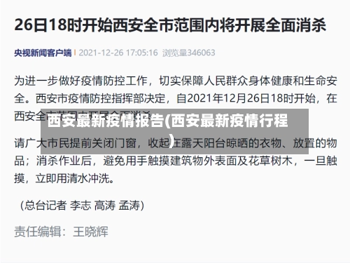 西安最新疫情报告(西安最新疫情行程)-第1张图片