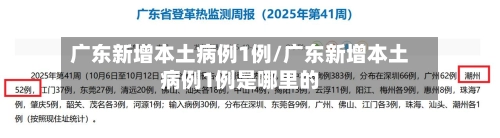 广东新增本土病例1例/广东新增本土病例1例是哪里的-第1张图片