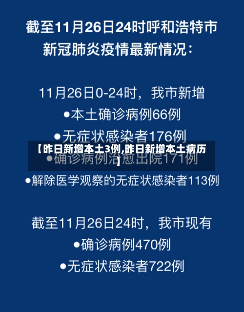 【昨日新增本土3例,昨日新增本土病历】-第2张图片
