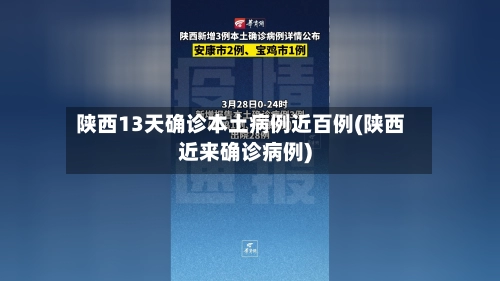 陕西13天确诊本土病例近百例(陕西近来确诊病例)-第2张图片