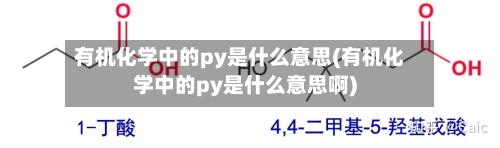 有机化学中的py是什么意思(有机化学中的py是什么意思啊)-第1张图片