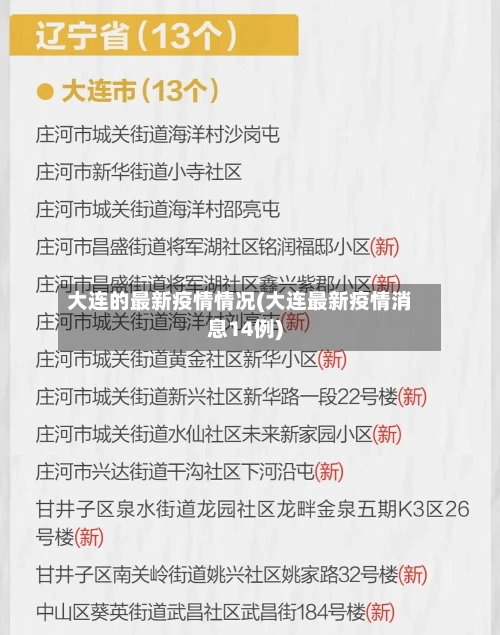 大连的最新疫情情况(大连最新疫情消息14例)-第1张图片