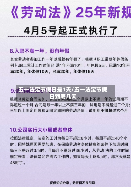 五一法定节假日是1天/五一法定节假日到底几天-第1张图片