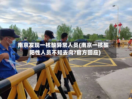 南京发现一核酸异常人员(南京一核酸阳性人员不知去向?官方回应)-第1张图片