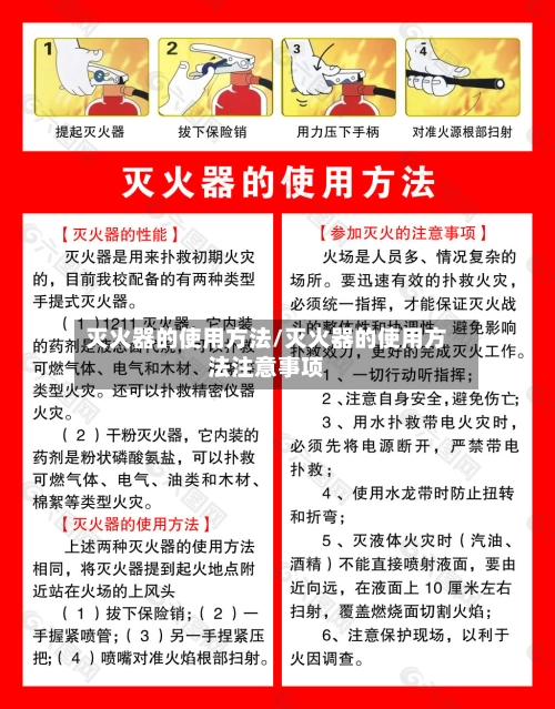 灭火器的使用方法/灭火器的使用方法注意事项-第2张图片