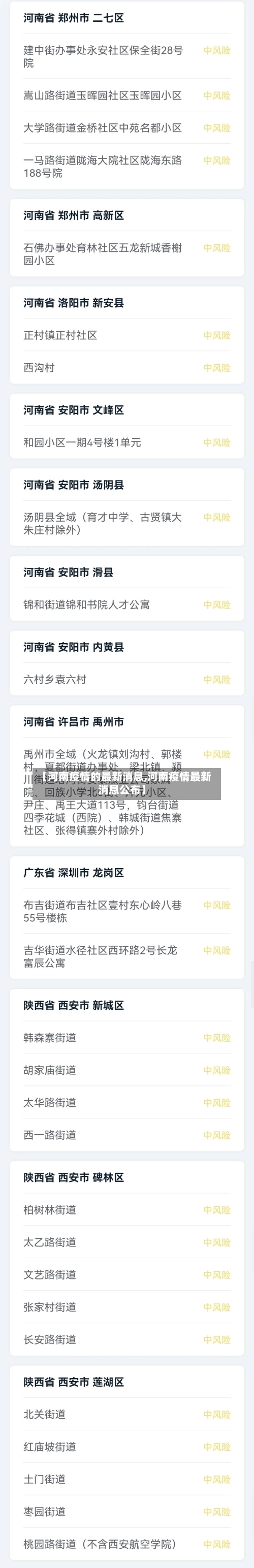 【河南疫情的最新消息,河南疫情最新消息公布】-第1张图片