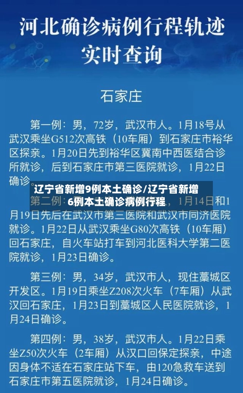 辽宁省新增9例本土确诊/辽宁省新增6例本土确诊病例行程-第1张图片