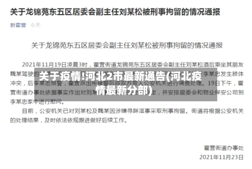 关于疫情!河北2市最新通告(河北疫情最新分部)-第1张图片
