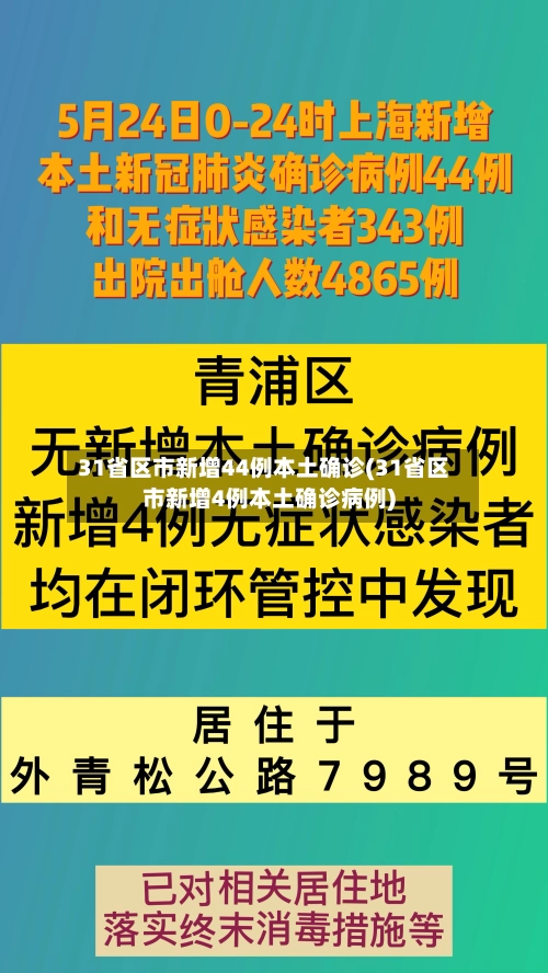 31省区市新增44例本土确诊(31省区市新增4例本土确诊病例)-第3张图片