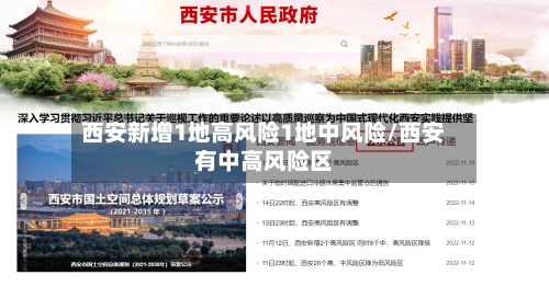 西安新增1地高风险1地中风险/西安有中高风险区-第1张图片