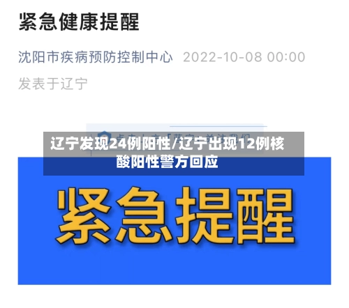 辽宁发现24例阳性/辽宁出现12例核酸阳性警方回应-第1张图片
