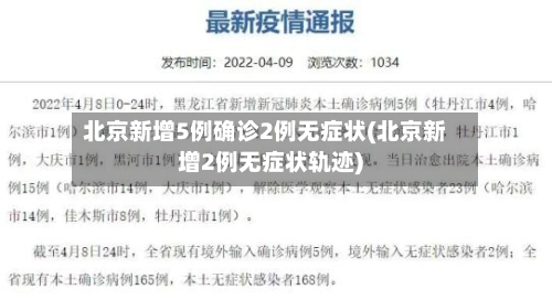 北京新增5例确诊2例无症状(北京新增2例无症状轨迹)-第1张图片