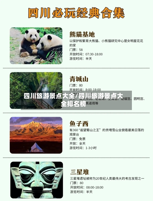 四川旅游景点大全/四川旅游景点大全排名榜-第1张图片