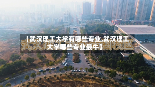 【武汉理工大学有哪些专业,武汉理工大学哪些专业最牛】-第1张图片